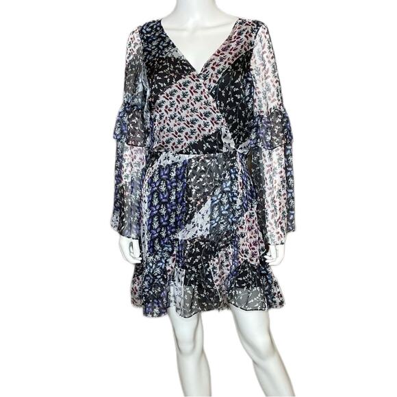 Devlin Priscilla Patchwork Boho Floral Dress Women’s Sz 12 - Picture 1 of 7
